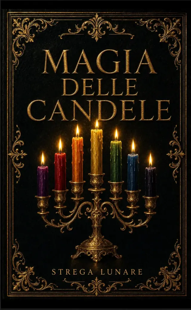 Copertina del grimorio Magia delle Candele