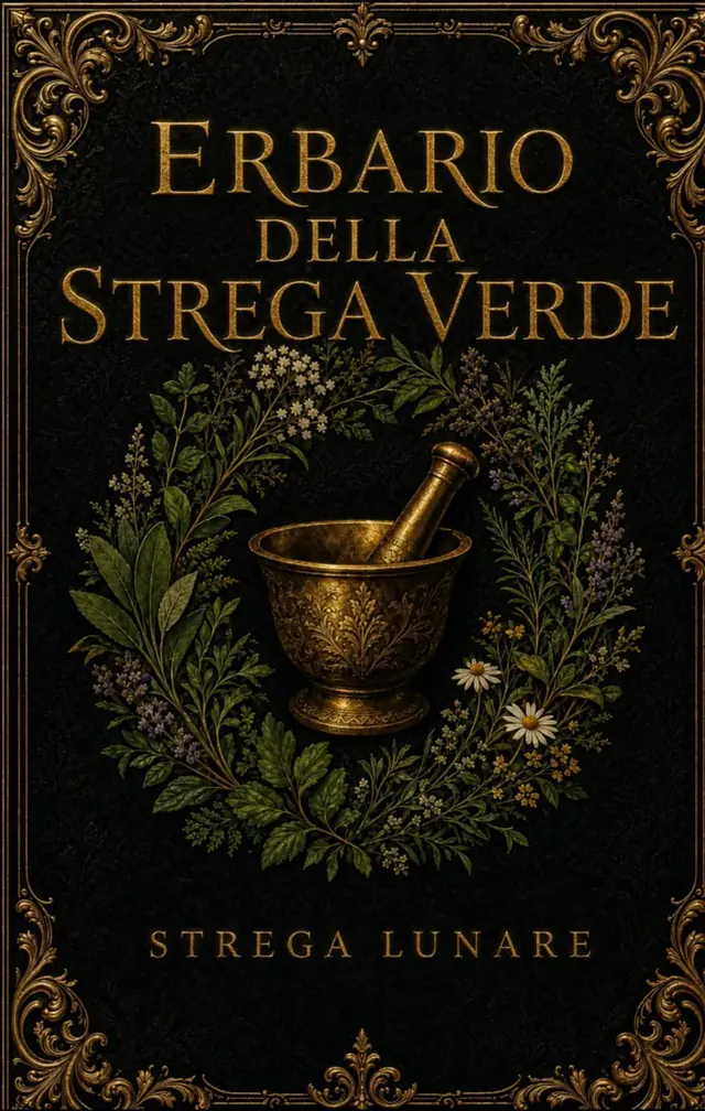 Copertina del grimorio Erbario della Strega Verde