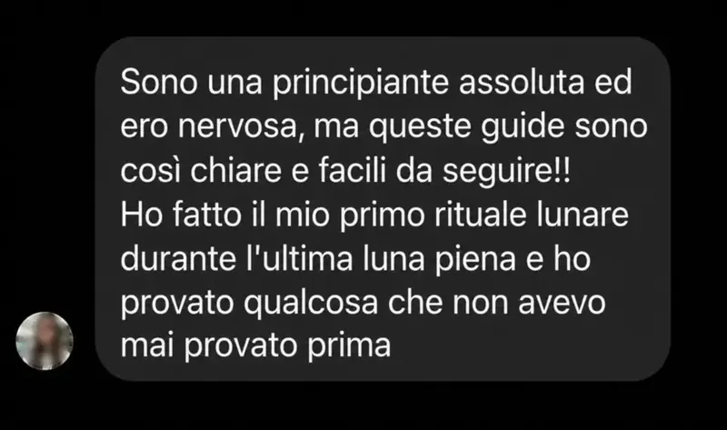 Testimonianza 5 della community Strega Lunare
